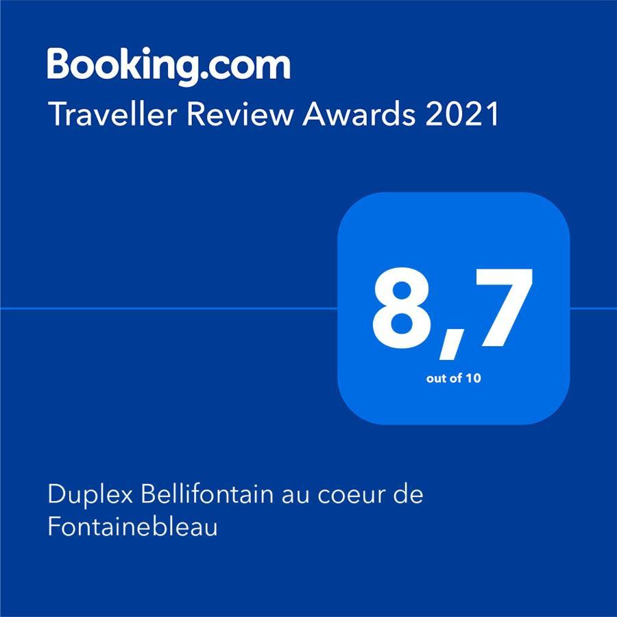 Duplex Bellifontain Au Coeur De Fontainebleau Lejlighed Eksteriør billede